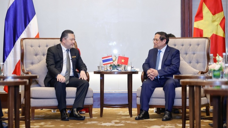 Thủ tướng Phạm Minh Chính tiếp ông Soopakij Chearavanont, Chủ tịch Tập đoàn Charoen Pokphand (CP). (Ảnh: TRẦN HẢI) Thủ tướng Phạm Minh Chính tiếp ông Soopakij Chearavanont, Chủ tịch Tập đoàn Charoen Pokphand (CP). (Ảnh: TRẦN HẢI)