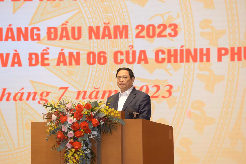 Thủ tướng Phạm Minh Chính phát biểu ý kiến khai mạc.