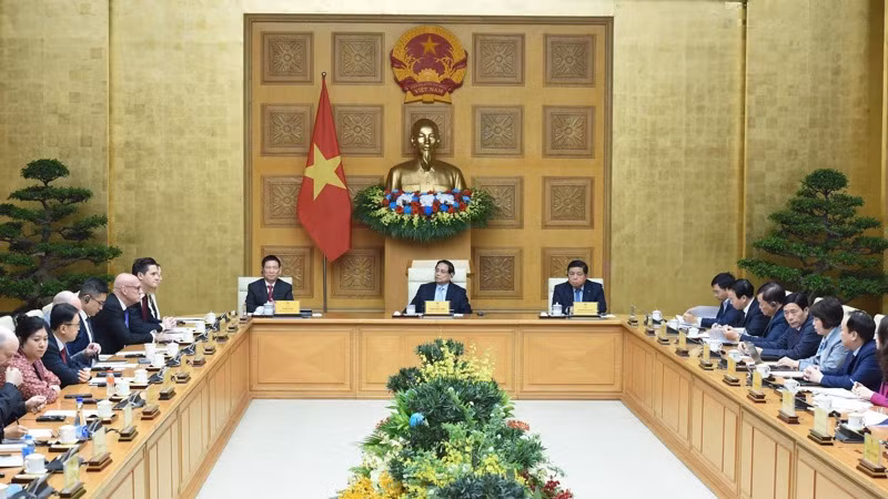 Quang cảnh buổi tọa đàm. (Ảnh: TRẦN HẢI)