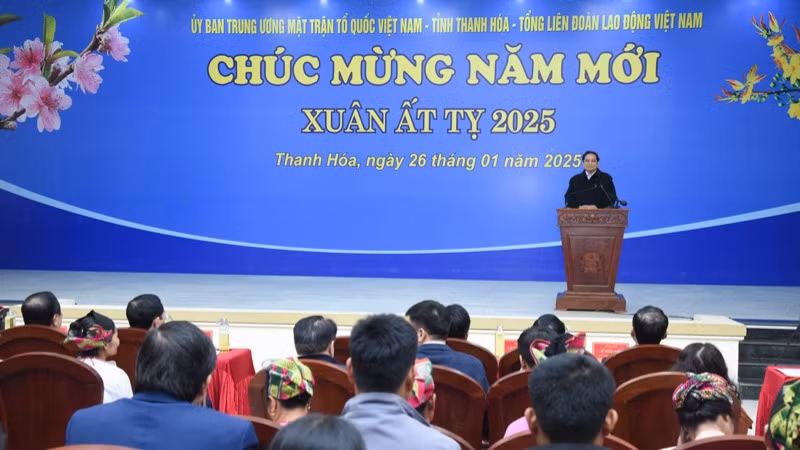 Quang cảnh chương trình. (Ảnh: TRẦN HẢI)
