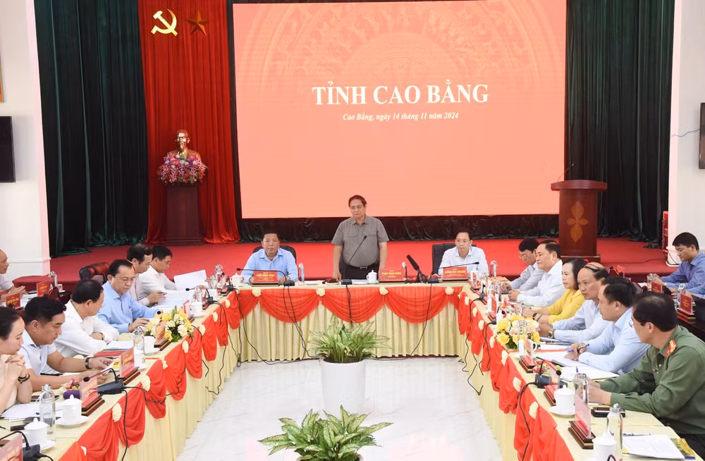 Quang cảnh cuộc họp. (Ảnh: TRẦN HẢI)