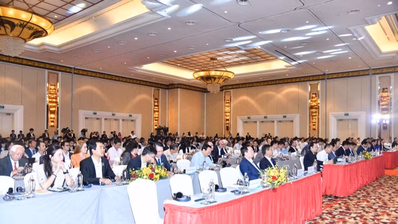 Các đại biểu tham dự Diễn đàn Logistics Việt Nam 2024 được tổ chức tại tỉnh Bà Rịa-Vũng Tàu.