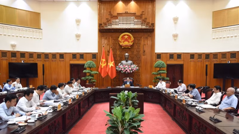 Quang cảnh cuộc họp. (Ảnh: TRẦN HẢI)