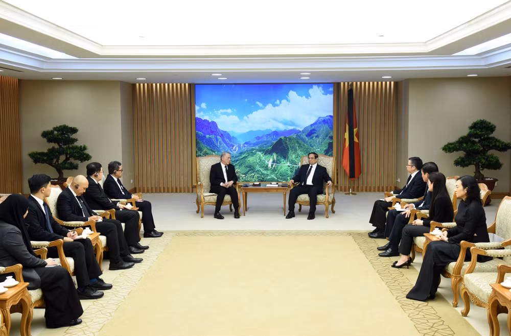 Quang cảnh buổi tiếp.