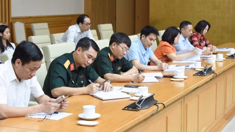 Các đại biểu tham dự cuộc họp. (Ảnh: TRẦN HẢI)