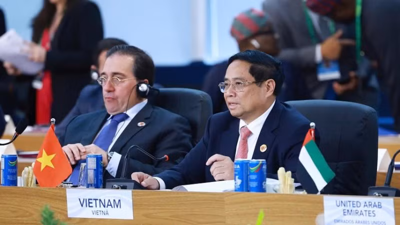 Thủ tướng Phạm Minh Chính phát biểu ý kiến tại Hội nghị. (Ảnh: Dương Giang/TTXVN) Thủ tướng Phạm Minh Chính phát biểu ý kiến tại Hội nghị. (Ảnh: Dương Giang/TTXVN)