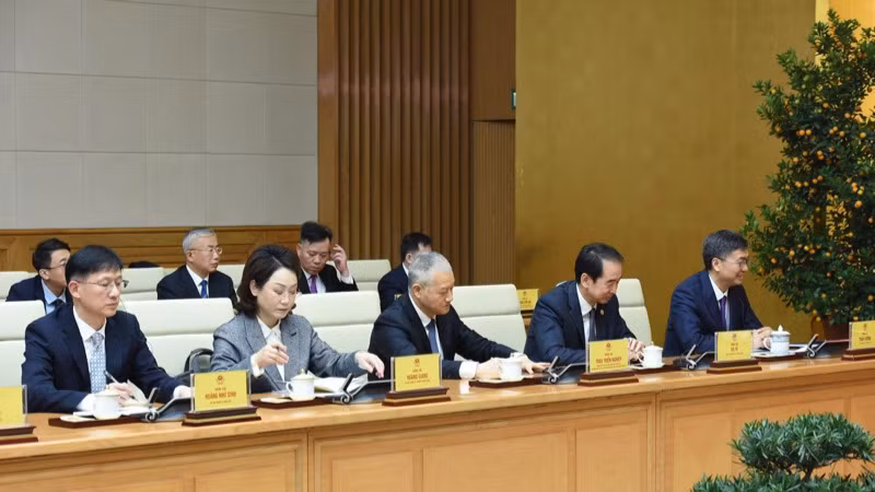 Đoàn đại biểu Quảng Tây, Trung Quốc. (Ảnh: TRẦN HẢI)