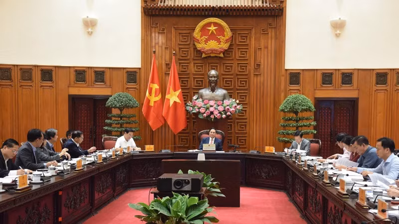 Quang cảnh cuộc họp. (Ảnh: TRẦN HẢI)