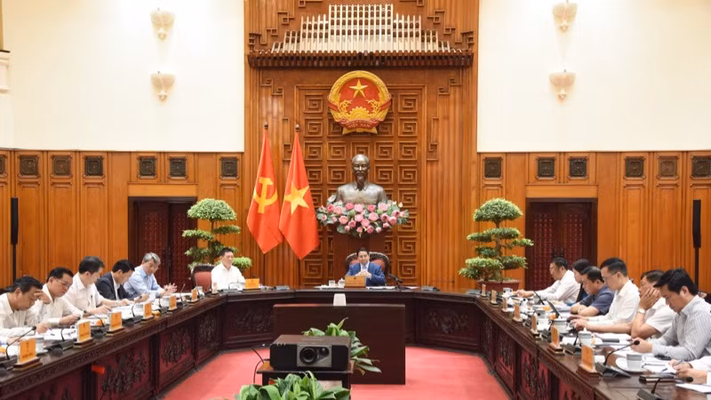 Quang cảnh cuộc họp. (Ảnh: TRẦN HẢI)