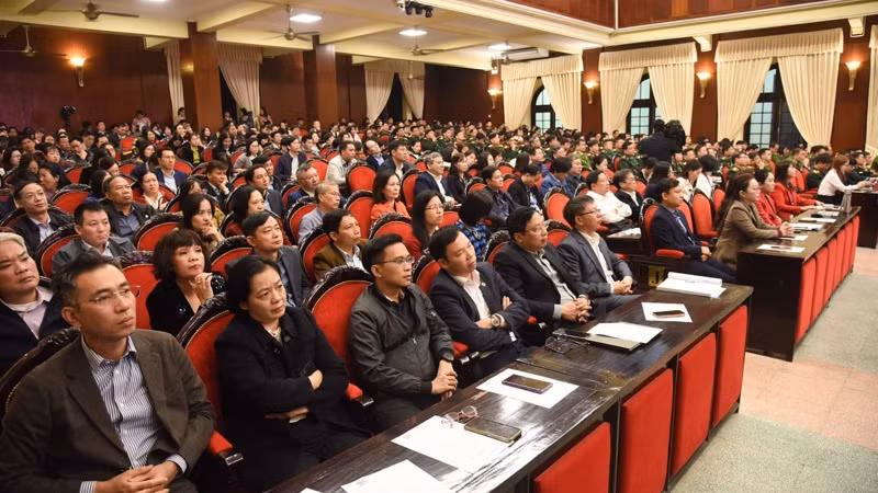 Các đại biểu tham dự Hội nghị. (Ảnh: TRẦN HẢI)