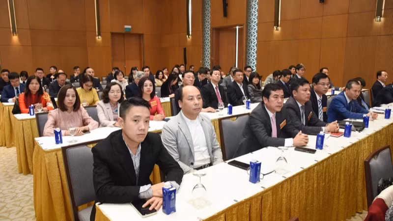 Đại diện các doanh nhân, doanh nghiệp nhỏ và vừa tham dự Hội nghị (Ảnh: TRẦN HẢI).