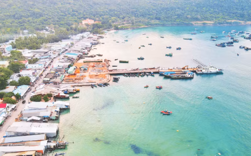 Một góc xã Thổ Châu, thành phố Phú Quốc, tỉnh Kiên Giang.