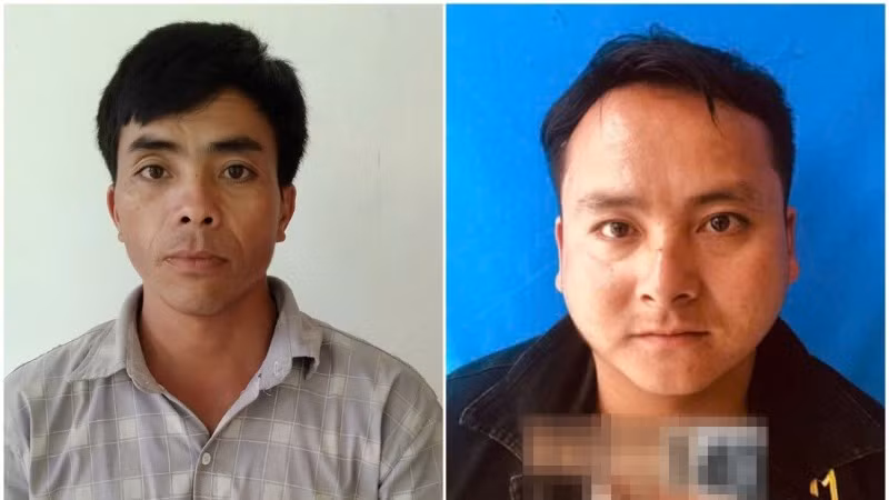 Đối tượng Lầu Bá Và, Lầu Bá Mùa. (Ảnh: CÔNG AN NGHỆ AN CUNG CẤP)