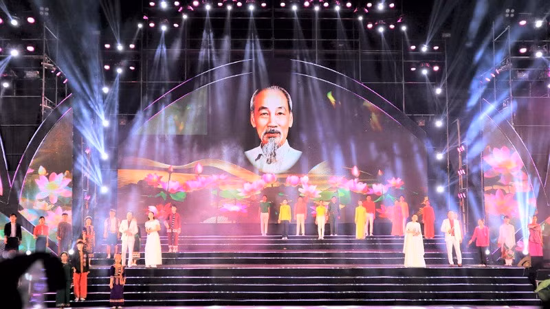 Một tiết mục biểu diễn tại chương trình nghệ thuật.