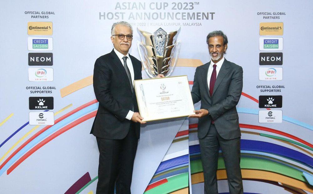 Qatar được AFC trao quyền đăng cai Vòng chung kết Asian Cup 2023. (Ảnh: AFC)