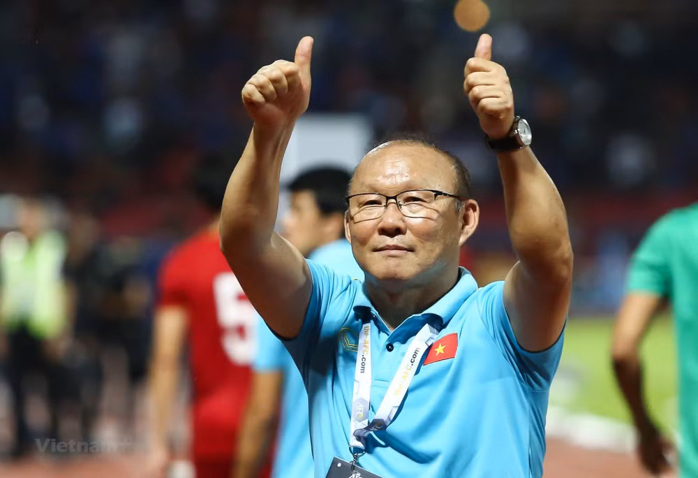HLV Park Hang-seo đã mang lại nhiều giá trị tích cực tới nền bóng đá Việt Nam. (Ảnh: VietnamPlus)