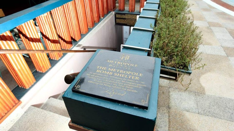 Hầm tránh bom tại khách sạn Metropole. (Ảnh: Khách sạn Metropole).