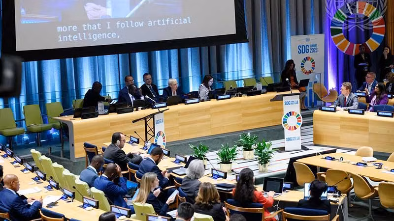 Nhiều hội nghị, diễn đàn diễn ra bên lề Kỳ họp Đại hội đồng Liên hợp quốc. (Ảnh UN NEWS)