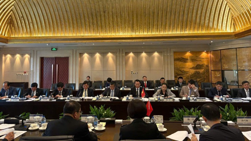 Đoàn công tác của Bộ Nông nghiệp và Môi trường sang làm việc với Tổng cục Hải quan Trung Quốc.