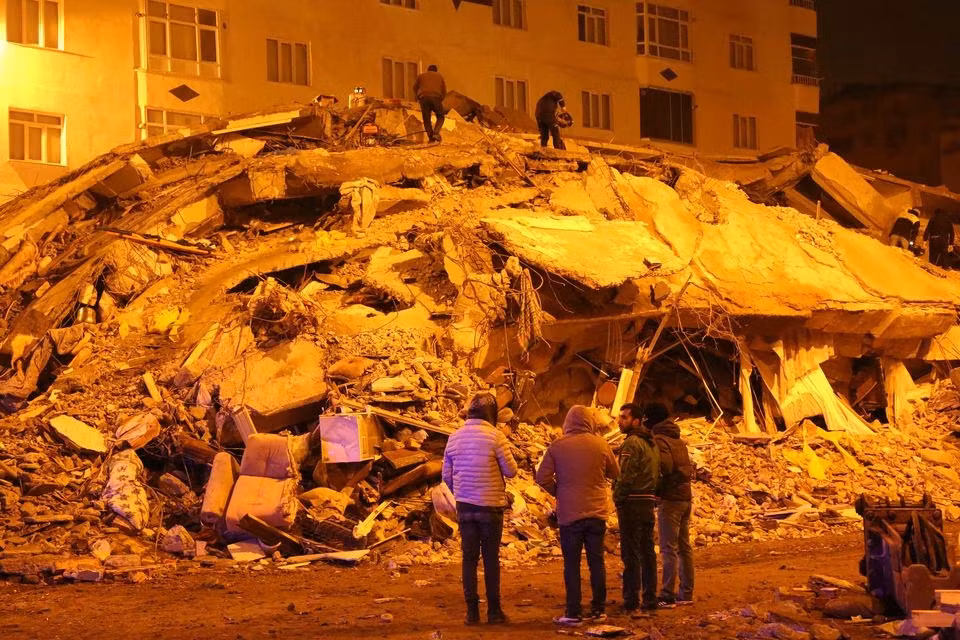 Khu vực Diyarbakir, Thổ Nhĩ Kỳ sau khi hứng chịu động đất và các dư chấn. (Ảnh: Reuters)