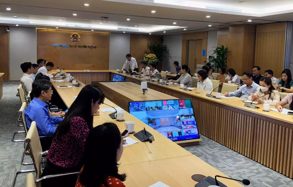 Hội nghị tập huấn nghiệp vụ về công tác thông tin tuyên truyền năm 2022 của Bộ Thông tin và Truyền thông.