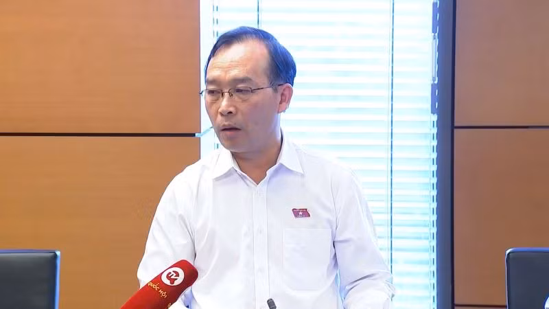 Ông Trần Văn Tuấn, Phó trưởng Đoàn Đại biểu Quốc hội tỉnh Bắc Giang.