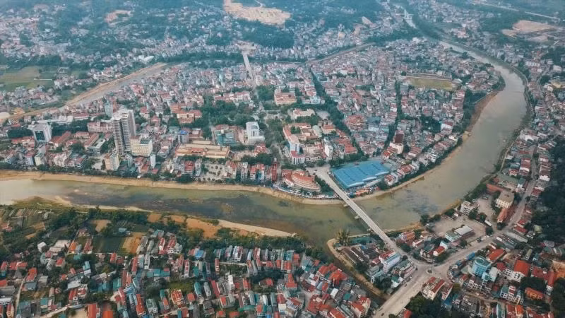 Một góc thành phố Cao Bằng.