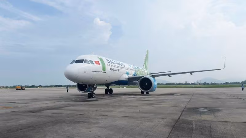 Các chuyến bay thẳng Hà Nội-Lệ Giang (Trung Quốc) được Bamboo Airways khai thác bằng tàu bay Airbus A320NEO hiện đại.