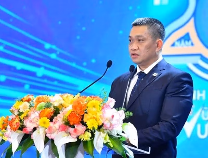 Ông Phạm Hồng Quang, Tổng Giám đốc VEC phát biểu. Ông Phạm Hồng Quang, Tổng Giám đốc VEC phát biểu.