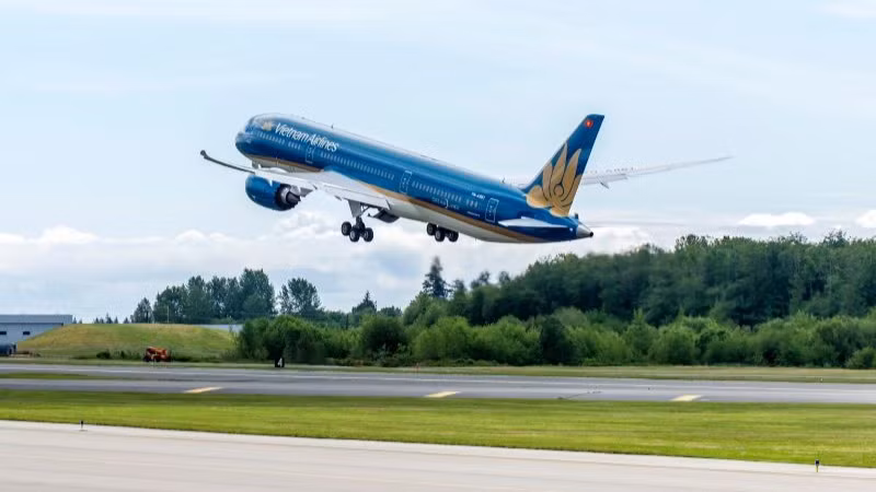 Tận dụng sự phục hồi mạnh mẽ của thị trường quốc tế, Vietnam Airlines đã khai thác trở lại hầu hết các đường bay quốc tế và mở thêm nhiều đường bay mới.