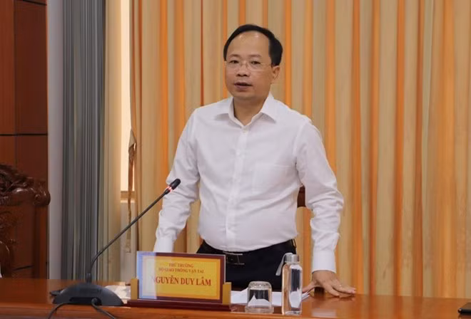 Thứ trưởng Giao thông vận tải Nguyễn Duy Lâm.