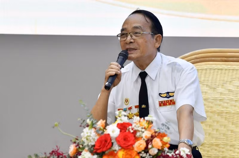 Ông Phạm Huy Vận, nguyên Phó Đoàn trưởng Đoàn bay 919.