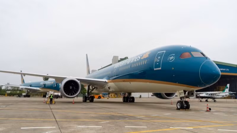 Vietnam Airlines hiện là Vietnam Airlines hiện là hãng bay Việt Nam duy nhất khai thác loại máy bay thân rộng hiện đại nhất thế giới Boeing 787.