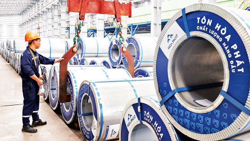 Sản phẩm của Công ty TNHH tôn Hòa Phát (Hưng Yên).