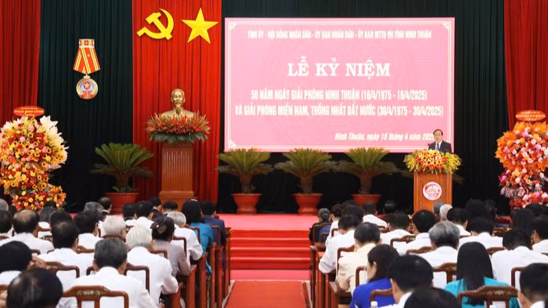 Quang cảnh buổi lễ.