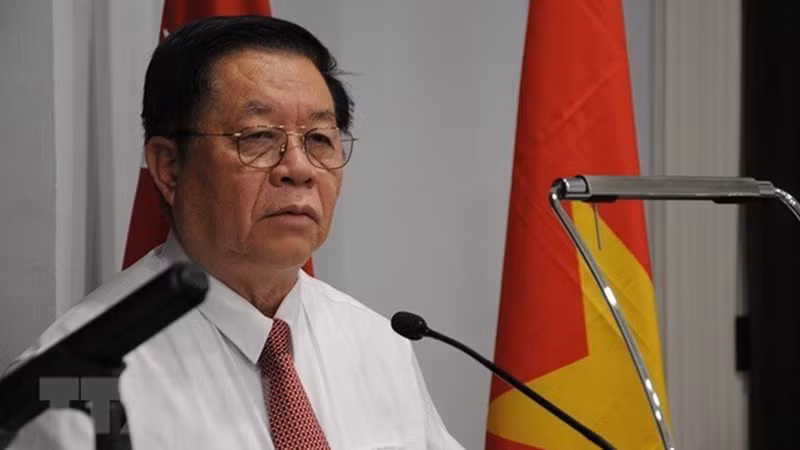 Trưởng Ban Tuyên giáo Trung ương Nguyễn Trọng Nghĩa phát biểu tại Hội thảo "Đóng góp của Chủ tịch Hồ Chí Minh và Tổng tư lệnh Fidel Castro đối với tình anh em Việt Nam-Cuba".