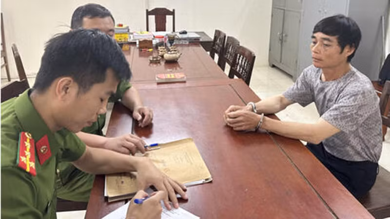 Công an huyện Ngọc Lặc đã bắt giữ được đối tượng Lê Phúc Chim.