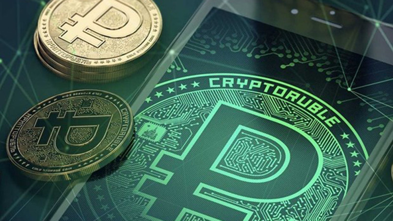 Đồng ruble kỹ thuật số của Nga. (Ảnh: Coingape)