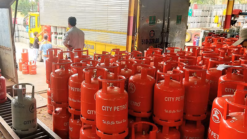 Giá gas tại Thành phố Hồ Chí Minh tăng 26.000 đồng/bình 12kg