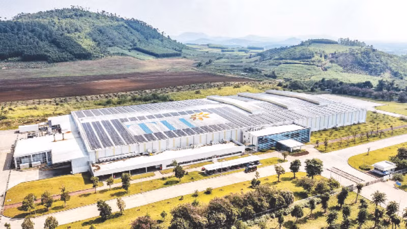 Chuỗi sản xuất tuần hoàn tại Dự án chăn nuôi bò sữa và chế biến sữa tập trung quy mô công nghiệp công nghệ cao của Tập đoàn TH. (Ảnh THÀNH ĐẠT)