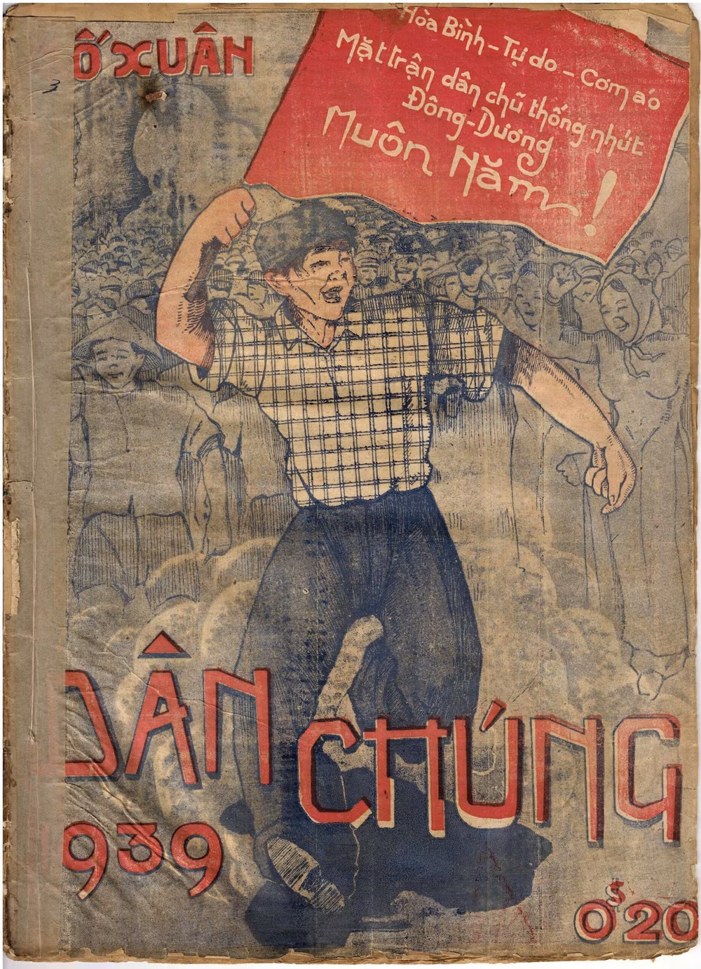 Tờ Dân Chúng xuất bản tại Sài Gòn. Nguồn: Bảo tàng Báo chí Việt Nam