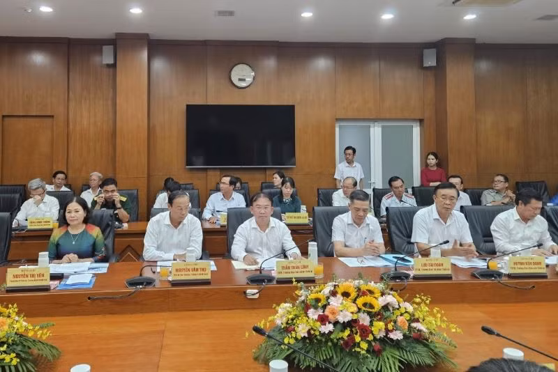 Các đồng chí trong Ban Thường vụ Tỉnh ủy Bà Rịa-Vũng Tàu.