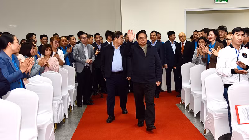 Thủ tướng Phạm Minh Chính đến tham dự chương trình.