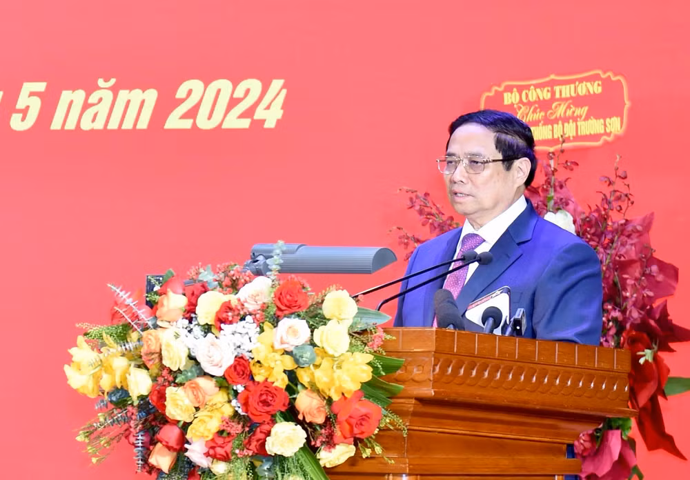 Thủ tướng Phạm Minh Chính phát biểu ý kiến tại sự kiện.