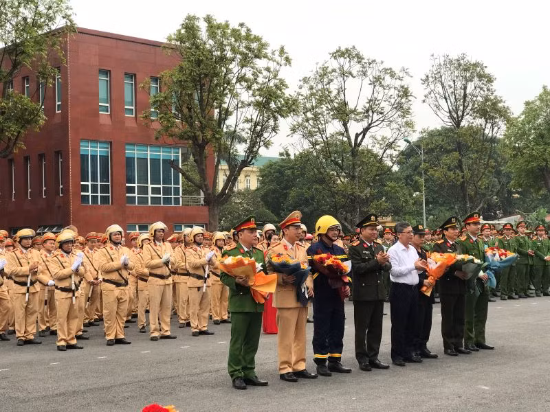Công an tỉnh Hưng Yên ra quân thực hiện đợt cao điểm trấn áp các loại tội phạm.