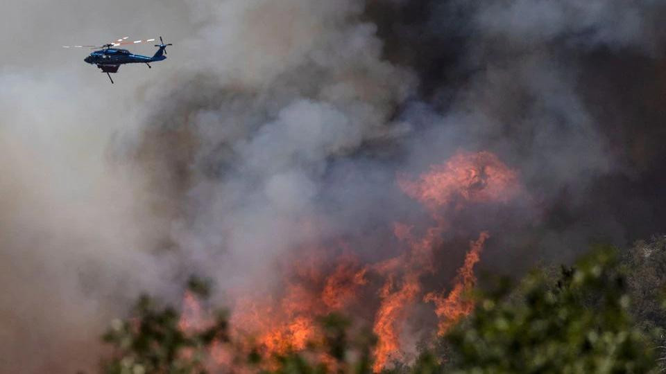 Đám cháy Oak tại California, Mỹ, ngày 24/7/2022. (Ảnh: Reuters)