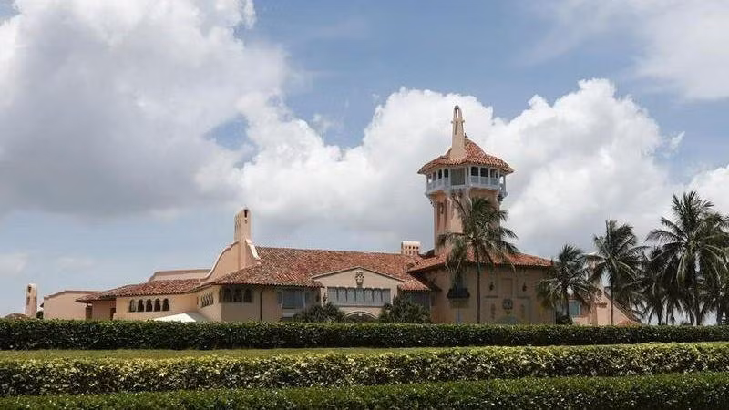 Toàn cảnh tư dinh Mar-a-Lago của ông Trump được chụp năm 2019. (Ảnh: AP)