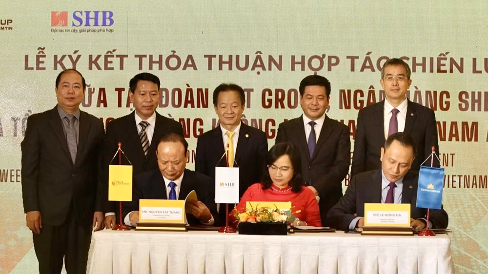 T&T Group, SHB hợp tác chiến lược với Vietnam Airlines và Đường sắt Việt Nam