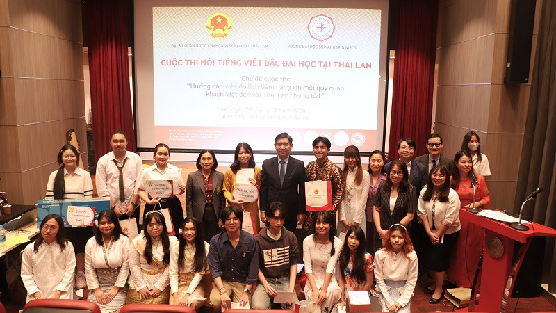Cuộc thi Nói tiếng Việt bậc Đại học tại Thái Lan thu hút được sự quan tâm đông đảo của các sinh viên Thái Lan và những người yêu văn hóa Việt Nam.