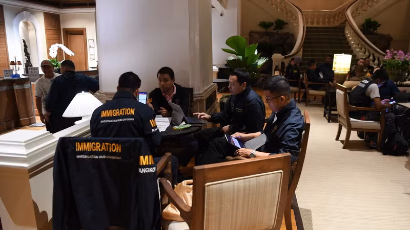 Rà soát dữ liệu đi lại, cảnh sát xuất nhập cảnh Thái Lan đã góp phần tìm ra nguyên nhân vụ việc. (Ảnh: XUÂN SƠN)